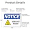 Signmission Hot Surface Sign, 10 in H x 14 in W, Aluminum, Very Hot Water OS-2PACK-NS-A-1014-L-18874 - alternate 8